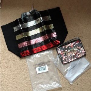 Victoria Secret Tote bag with matching wristlet